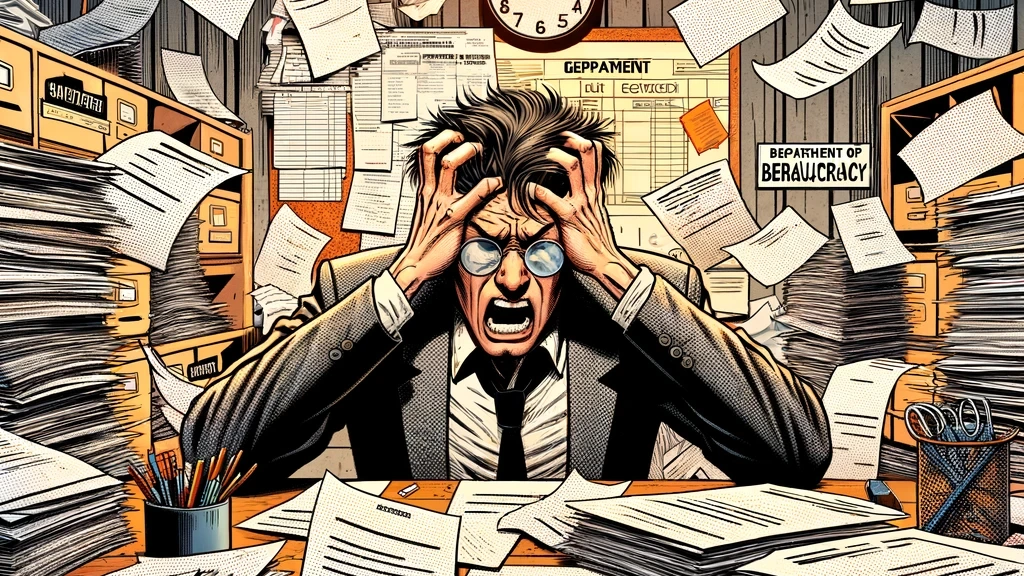 Bureaucracy, Part 748923: The difficulty of paying bills on time 1726813042344